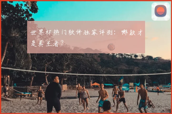 世界杯热门软件独家评测:哪款才是真王者?
