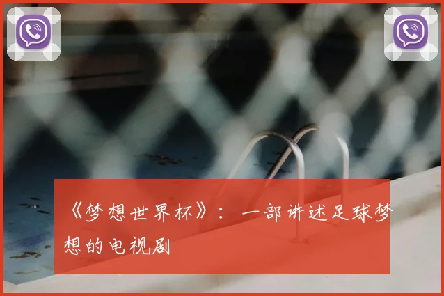 《梦想世界杯》：一部讲述足球梦想的电视剧